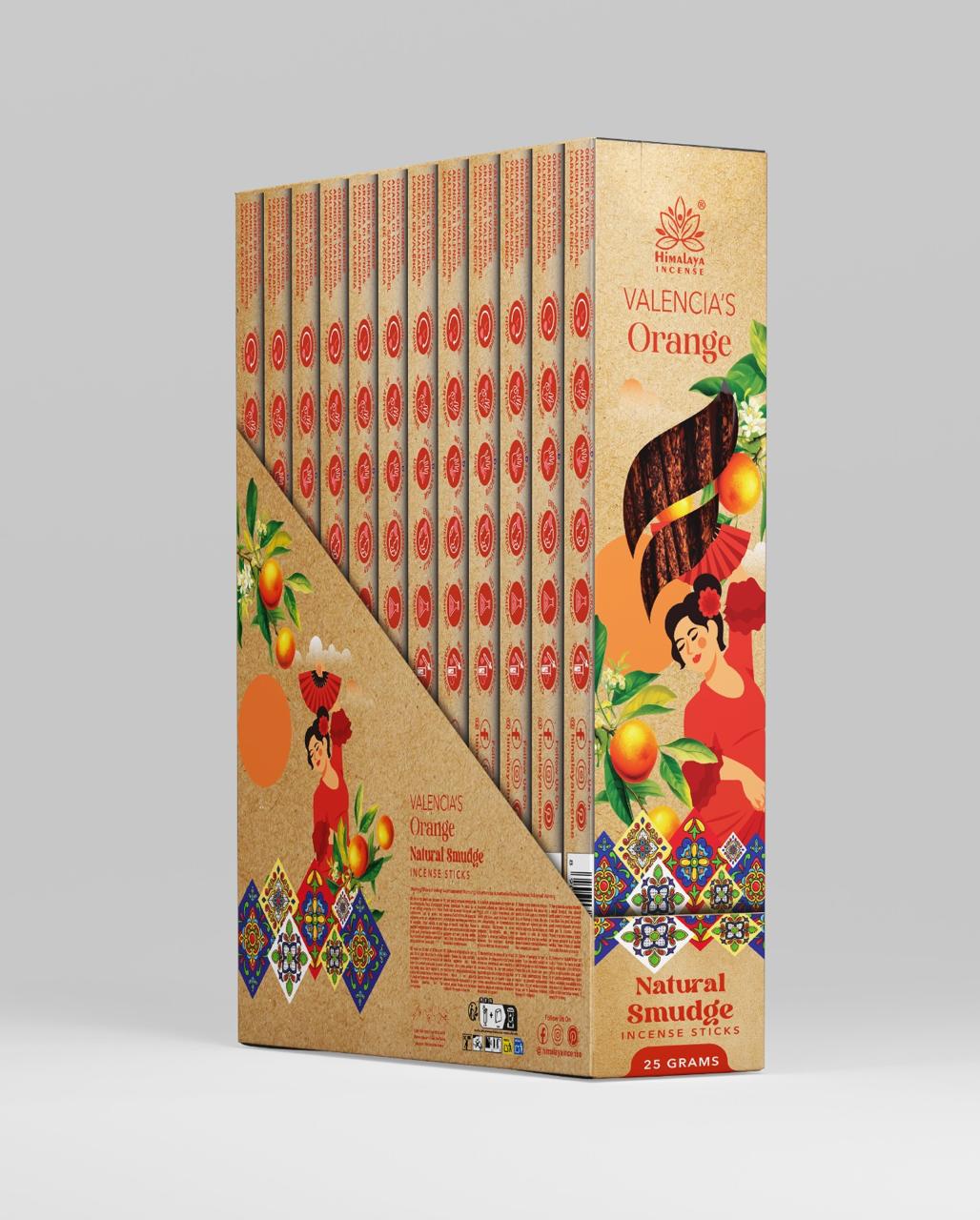 Himalaya Valencia's Orange Incense Stick-25g